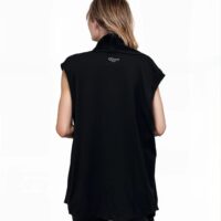 GDorri Black Elite Cape, Cape Jacket, Cape Sleeve, Cape Blazer, Draped Vest, Sleeveless Cape