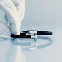 GDorri Nail Bracelet Black White Gold