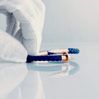 GDorri Nail Bracelet Blue Rose Gold