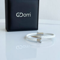 GDorri Nail Bracelet White Gold