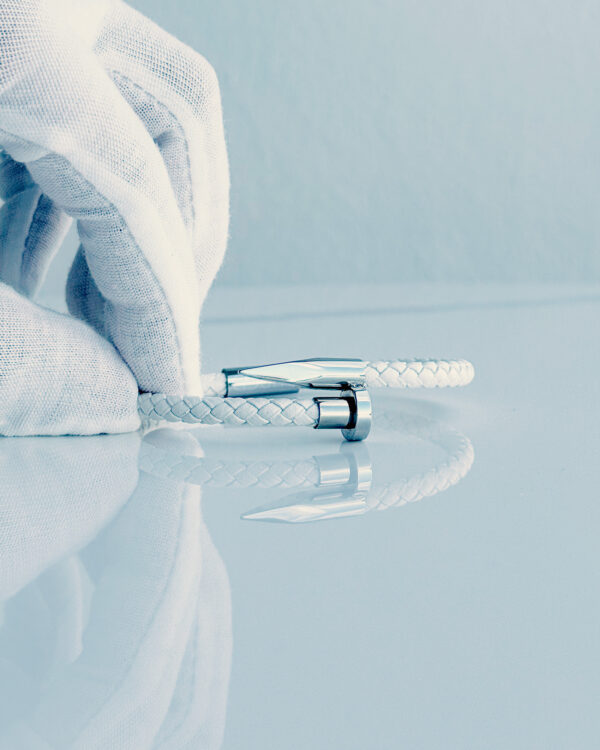 GDorri Nail Bracelet White Gold