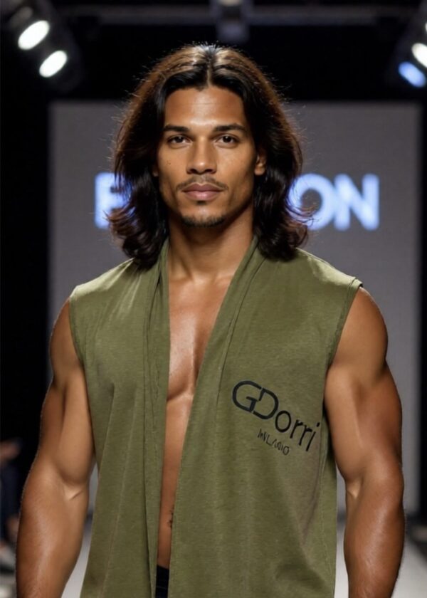 GDorri Army Green Cape, Cape Jacket, Cape Sleeve, Cape Blazer, Draped Vest, Sleeveless Cape