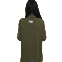 GDorri Army Green Cape, Cape Jacket, Cape Sleeve, Cape Blazer, Draped Vest, Sleeveless Cape