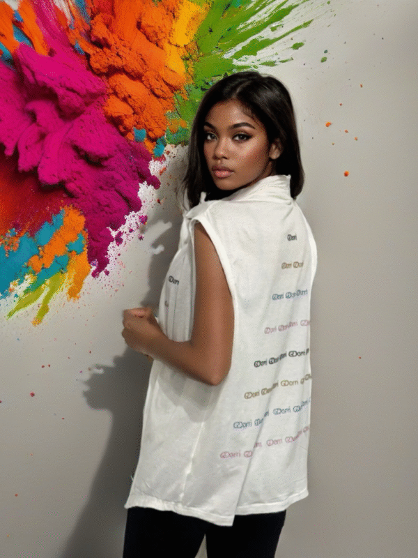 GDorri White Sport Cape, Cape Jacket, Cape Sleeve, Cape Blazer, Draped Vest, Sleeveless Cape