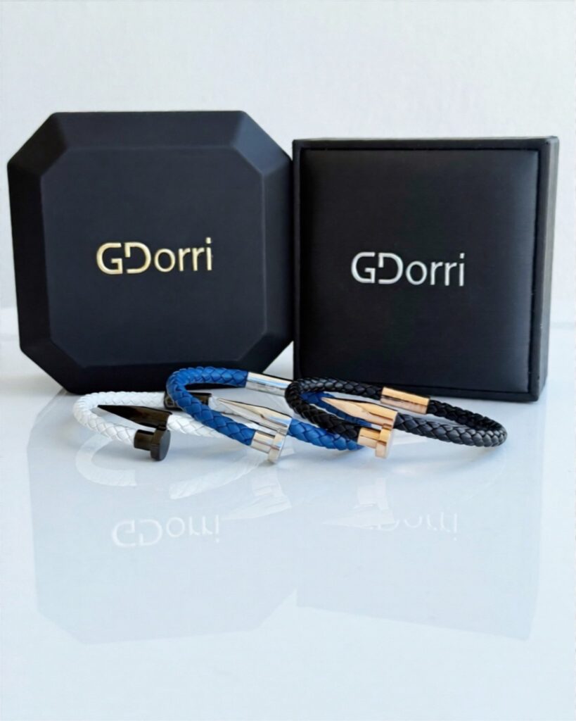 GDorri Nail Bracelet Rose Gold
