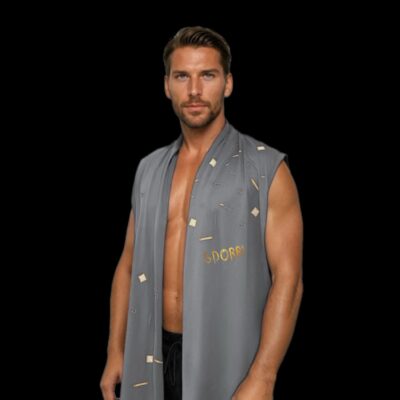 GDorri Silver Style Cape, Cape Jacket, Cape Sleeve, Cape Blazer, Draped Vest, Sleeveless Cape