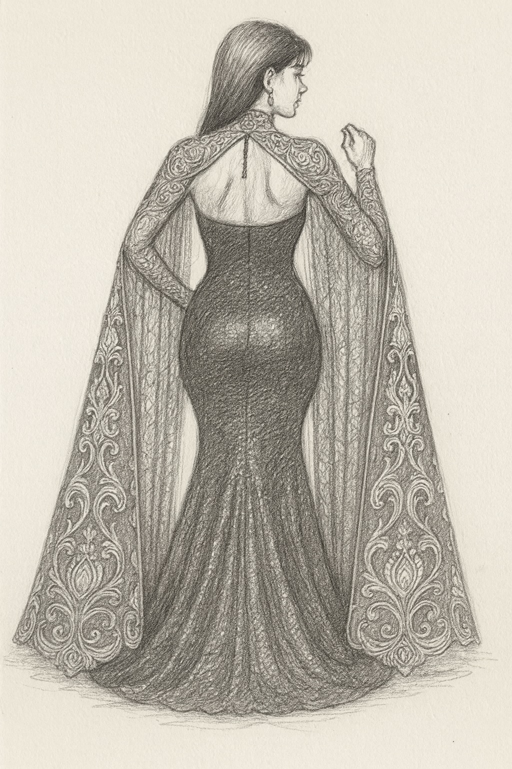 Aurevia By GDorri Royal Collection Back Sketch