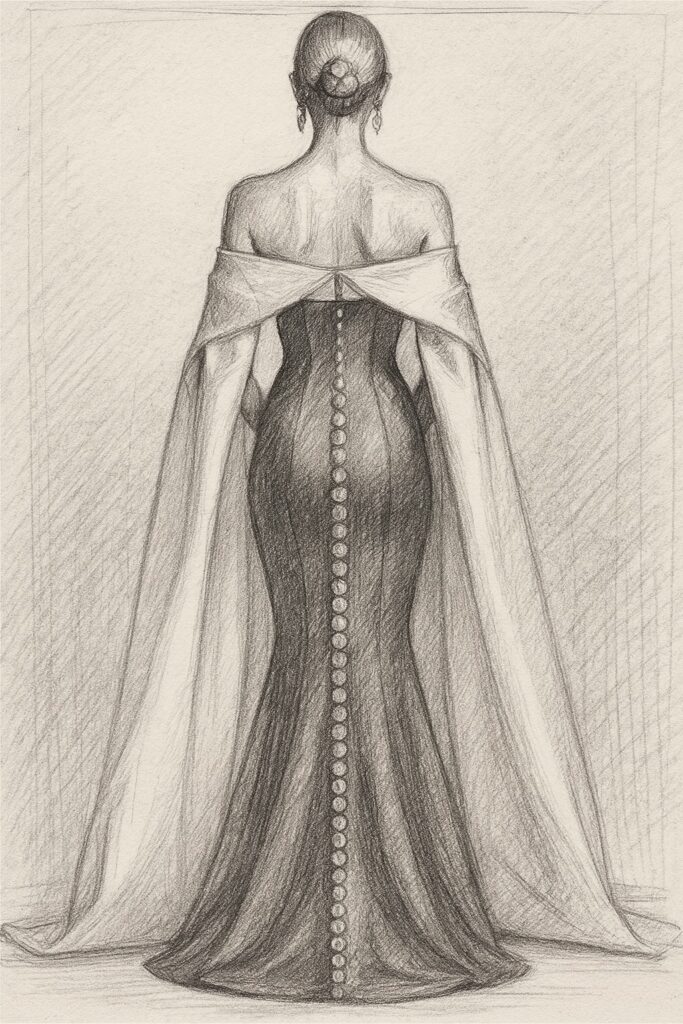 Eloria Royal Collection By GDorri — Back Sketch