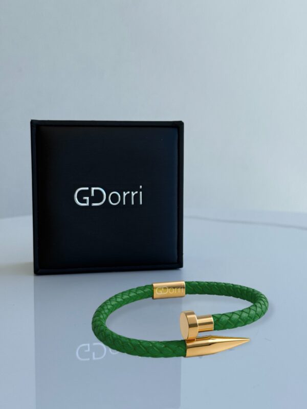 GDorri Bracelet Green Yellow Gold Box