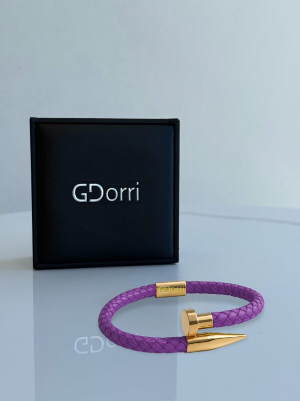 GDorri Bracelet Purple Yellow Gold Box