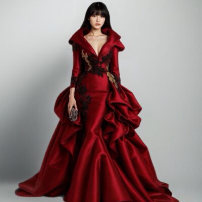 GDorri Chamilie Reda Carpet Fashion Show Back2JPG