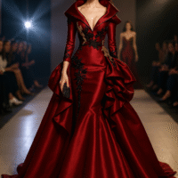 GDorri Chamilie Reda Carpet Fashion Show Front