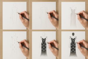 Liora By GDorri Royal Collection Step By Step Sketch