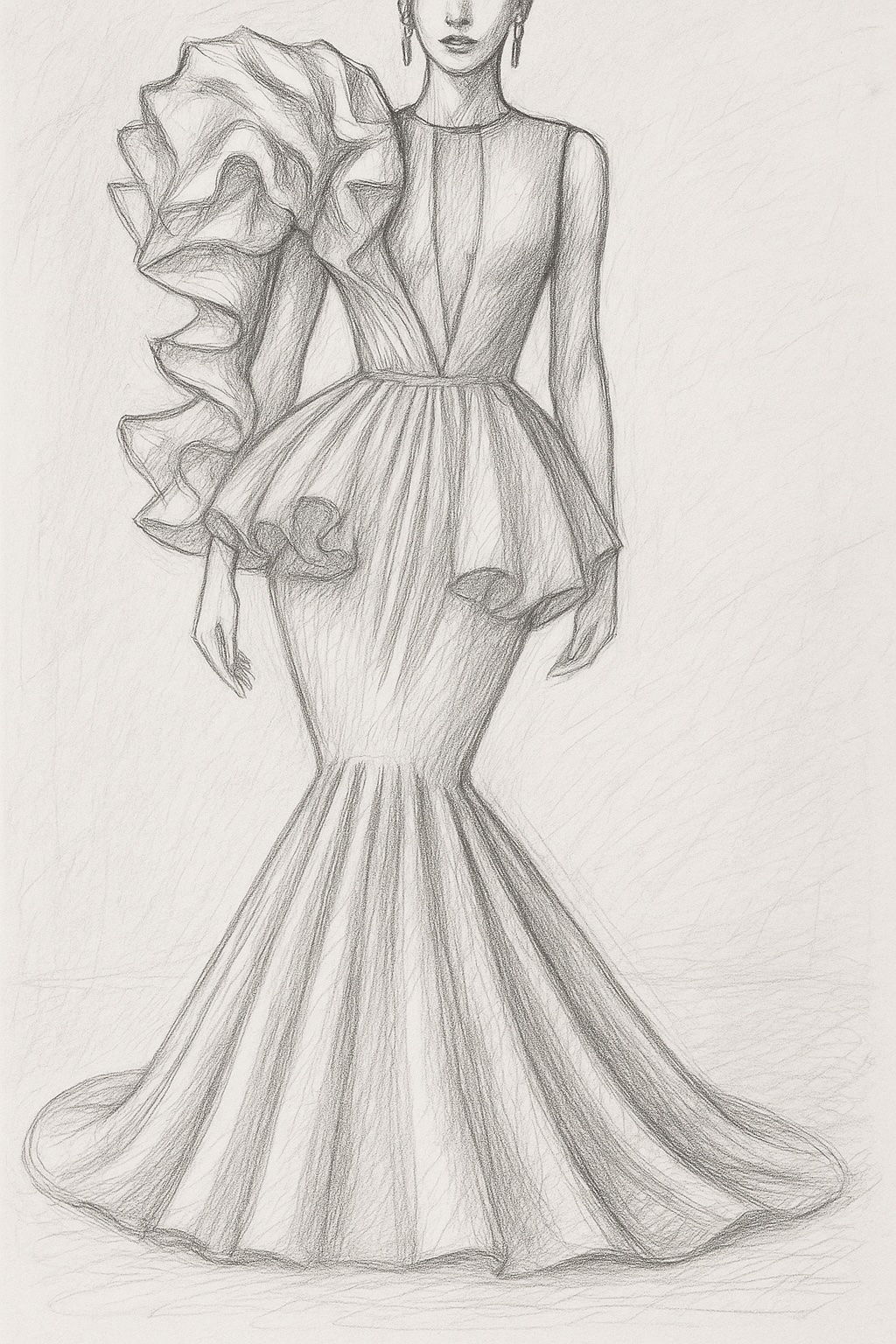 Mavora By GDorri Royal Collection Front Sketch