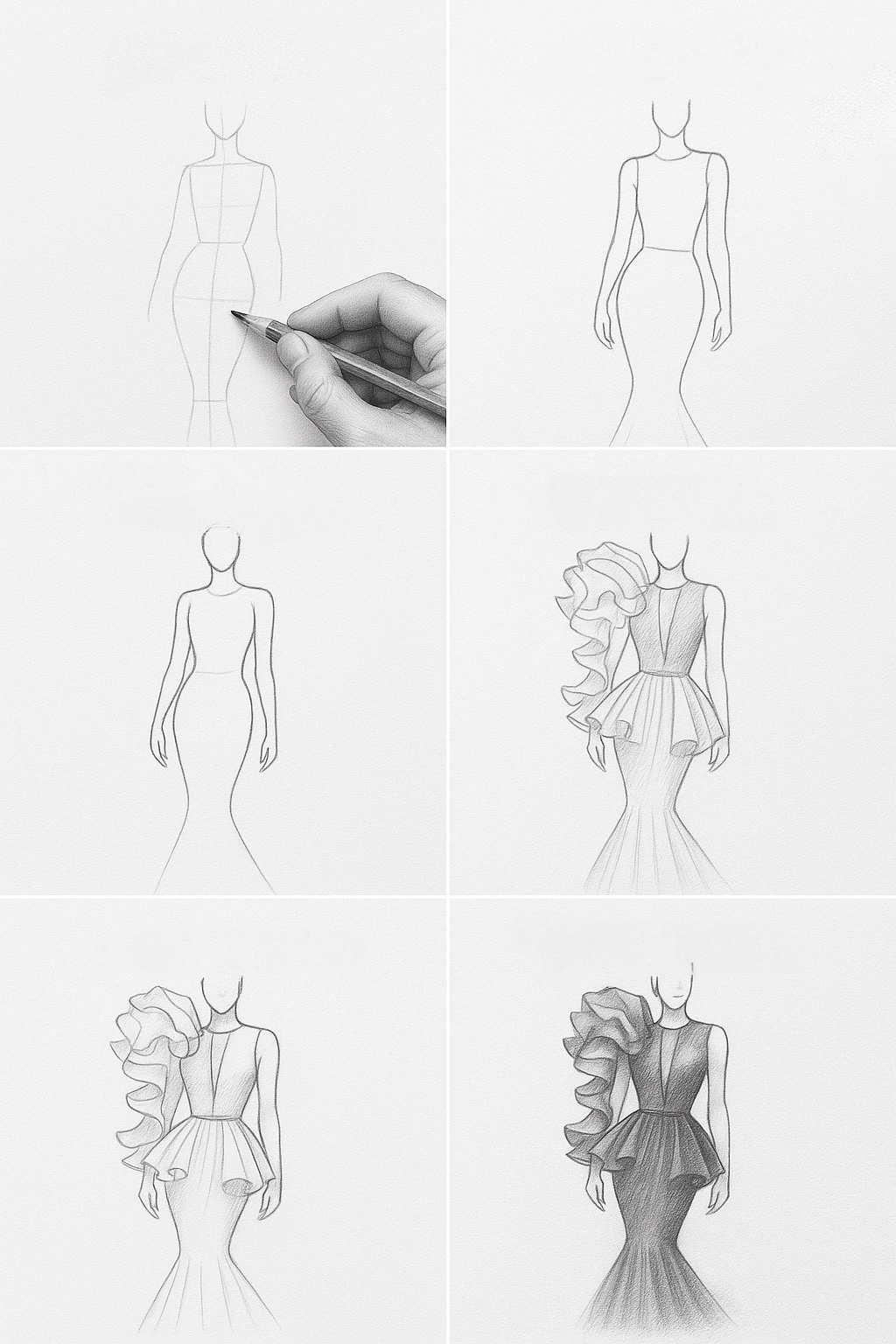 Mavora By GDorri Royal Collection Step By Step Sketch