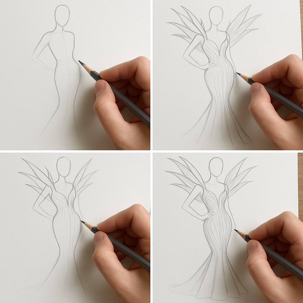 Vittoria By GDorri Royal Collection — Step By Step Sketch