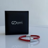 GDorri Nail Bracelet Red White Gold Box
